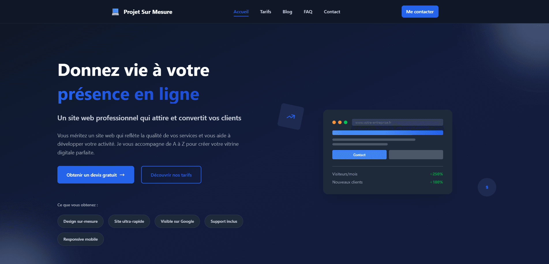 Projet sur Mesure